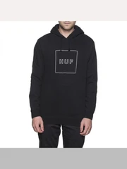 STROKE LOGO PULLOVER HOOD-BLK